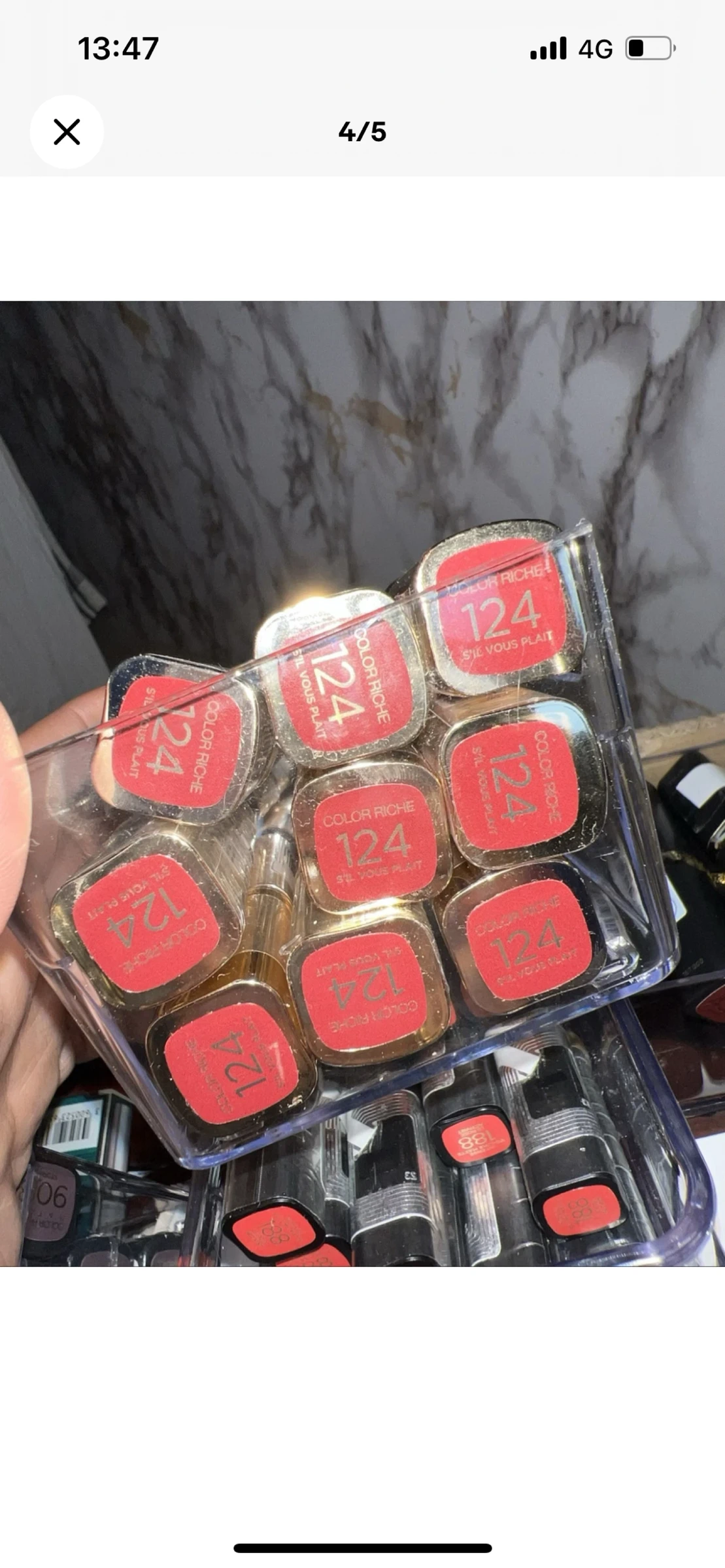 Rouge à lèvres L’Oréal Paris teinte 124 neuf